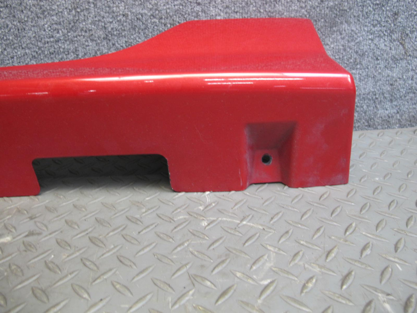 04-08 Mazda RX8 Side Skirt Rocker Panel Molding Set of 2 RED OEM