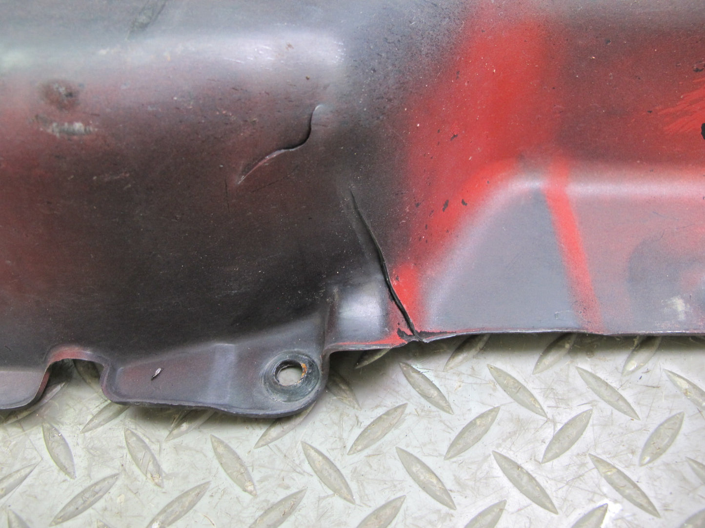 86-91 Mazda RX7 FC3S Front Under Engine Lower Splash Shield Guard Cover OEM