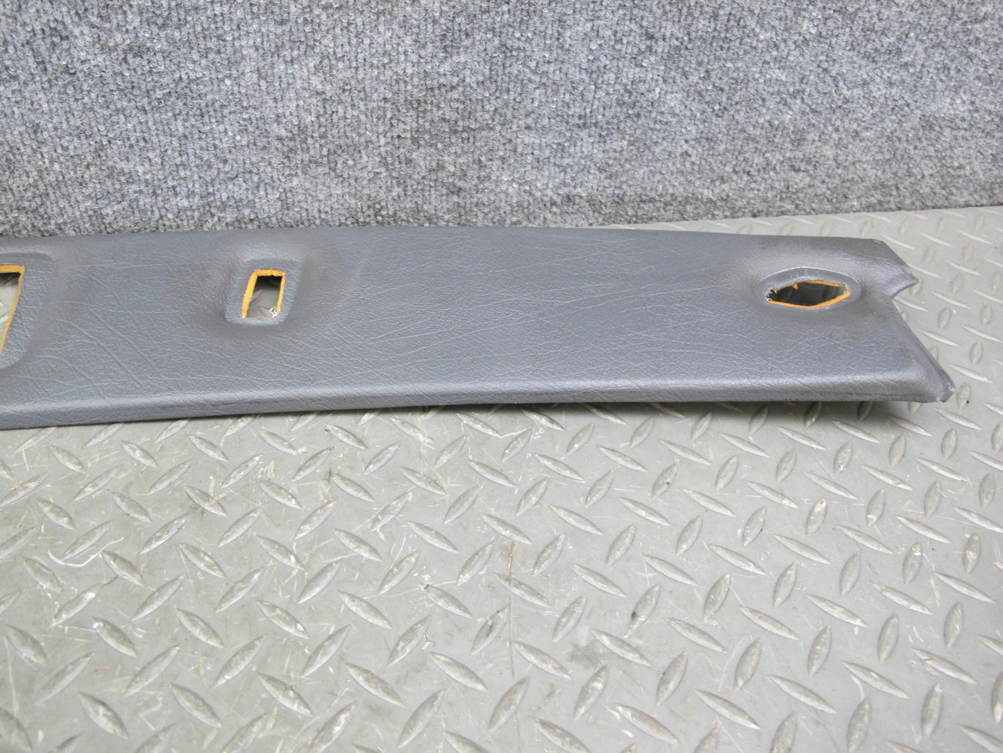 88-91 Mazda RX7 Convertible Set of 2 Front & Rear Headliner Trim Cover Gray OEM