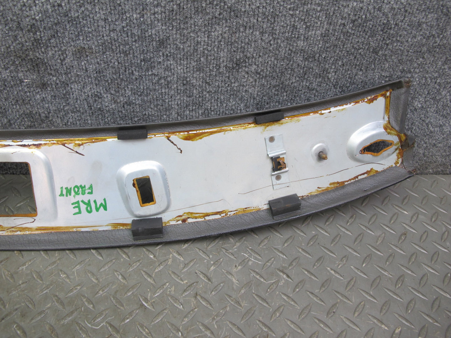 88-91 Mazda RX7 Convertible Set of 2 Front & Rear Headliner Trim Cover Gray OEM