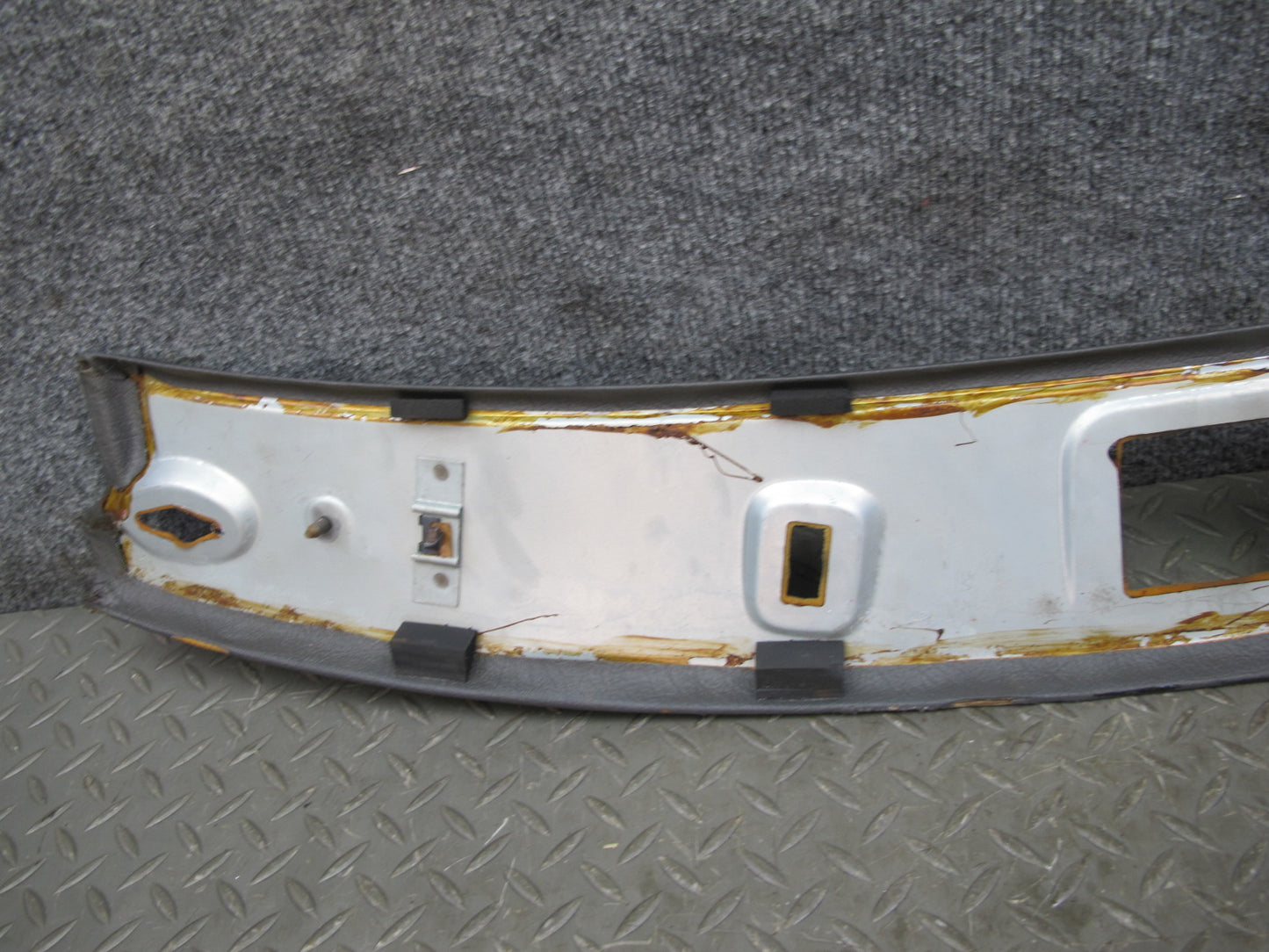 88-91 Mazda RX7 Convertible Set of 2 Front & Rear Headliner Trim Cover Gray OEM