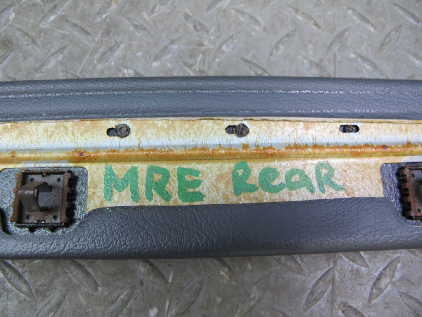 88-91 Mazda RX7 Convertible Set of 2 Front & Rear Headliner Trim Cover Gray OEM