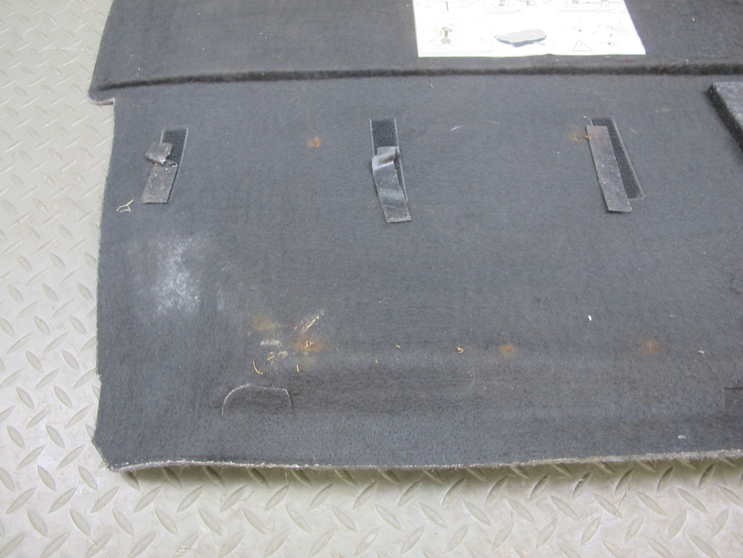 96-02 BMW E36/7 Z3 Roadster Rear Trunk Floor MAT Carpet Cover Gray 8399299 OEM
