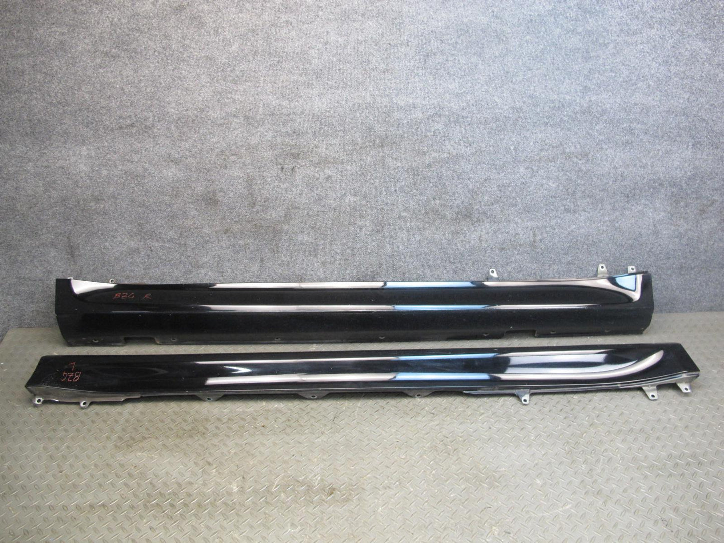 97-02 BMW E36/7 Z3 Left & Right Side Skirt Rocker Panel Molding Set Black OEM