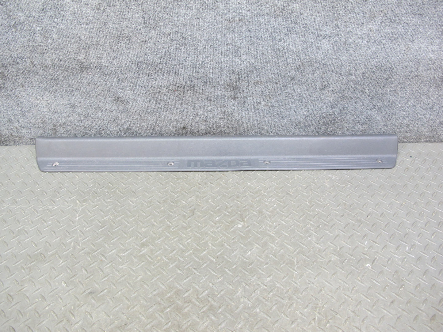 86-88 Mazda RX7 FC3S Set of 2 Left & Right Door Scuff Sill Plate Trim Cover OEM