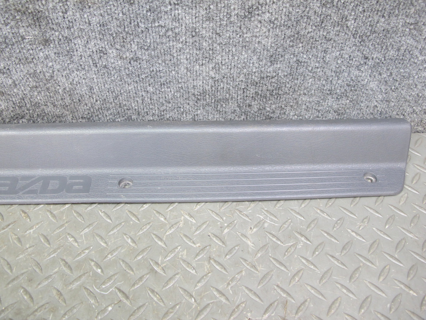 86-88 Mazda RX7 FC3S Set of 2 Left & Right Door Scuff Sill Plate Trim Cover OEM