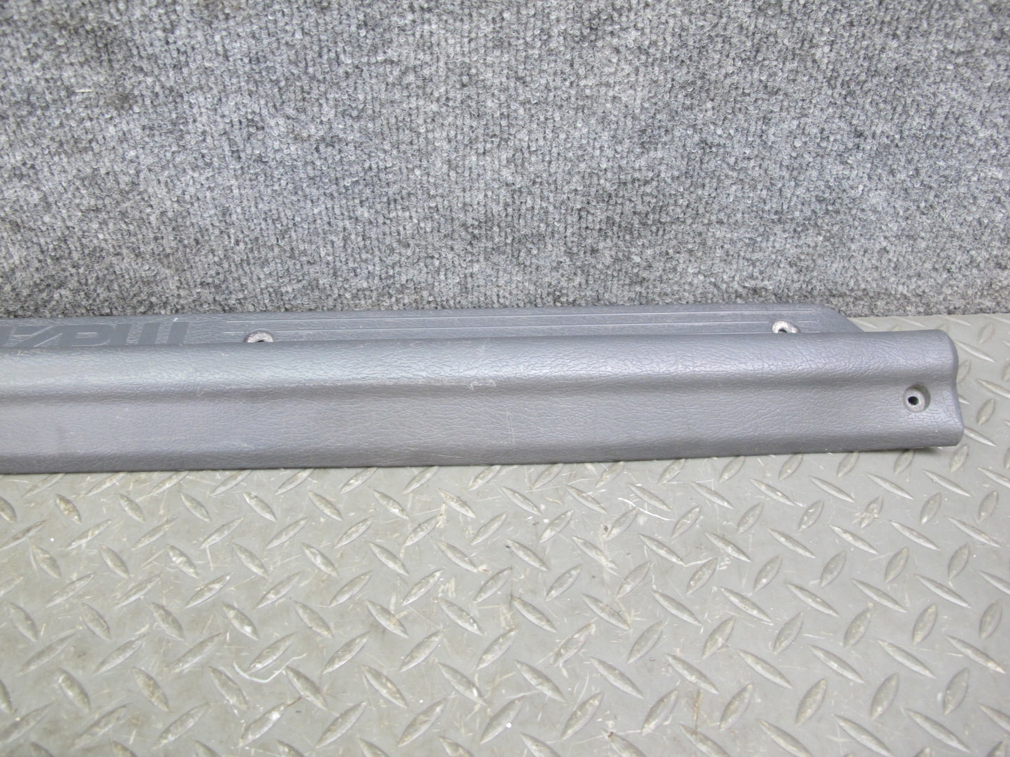 86-88 Mazda RX7 FC3S Set of 2 Left & Right Door Scuff Sill Plate Trim Cover OEM