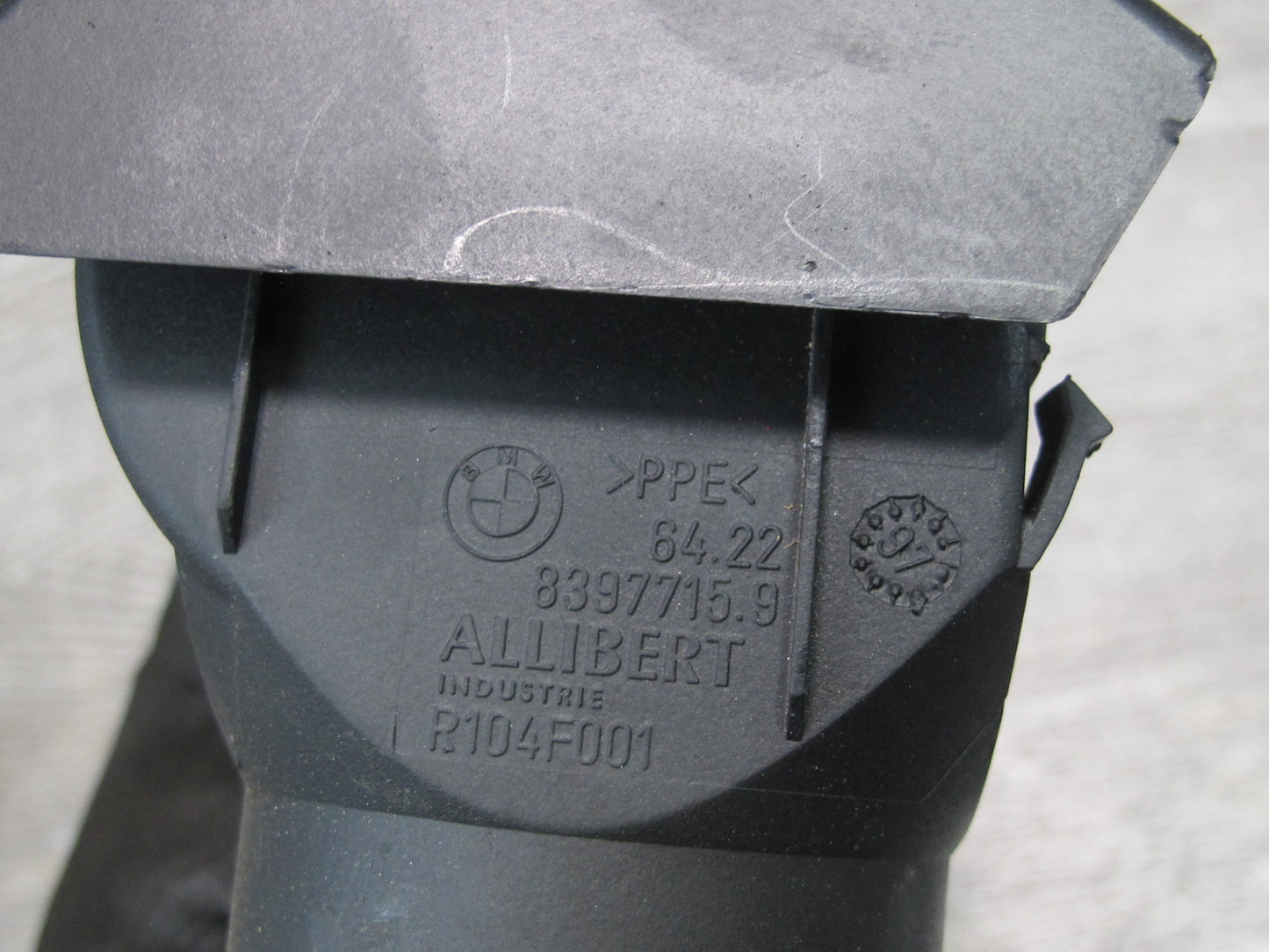 96-02 BMW E36/7 Z3 Set of 3 Dash Dashboard Left Right Center Air Vent Black OEM