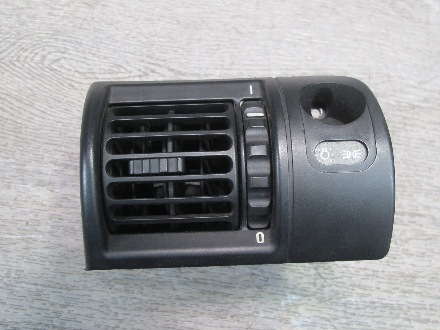 96-02 BMW E36/7 Z3 Set of 3 Dash Dashboard Left Right Center Air Vent Black OEM