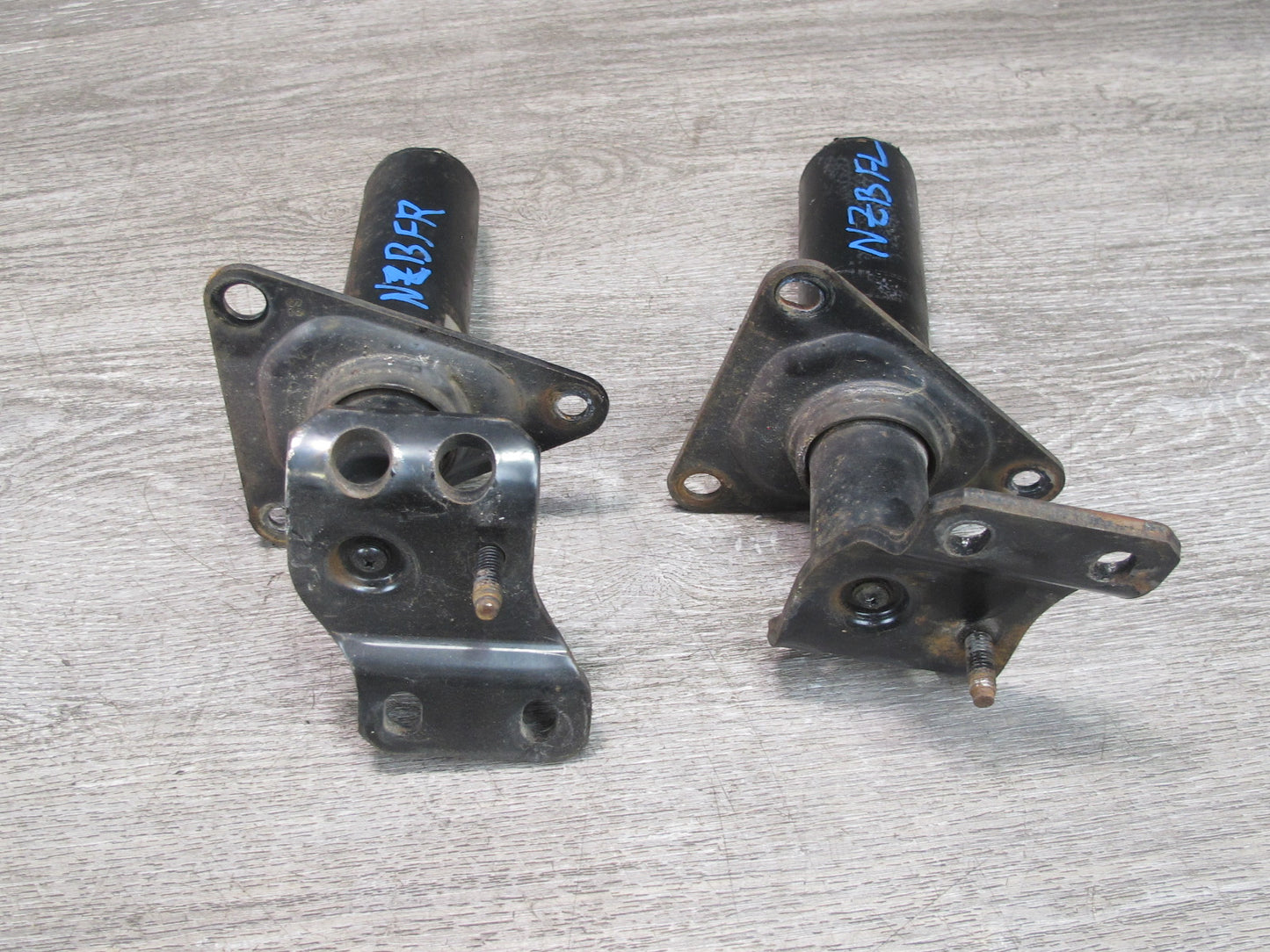 90-96 Nissan Z32 300ZX Set of 2 Front Bumper Impact Shock Absorber OEM