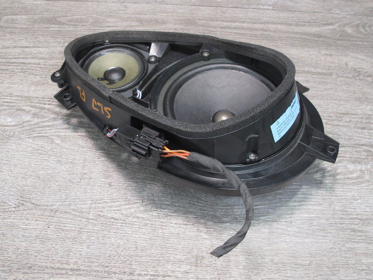03-08 Mercedes R230 Sl-class Set of 2 Left & Right Door Bose Audio Speaker OEM