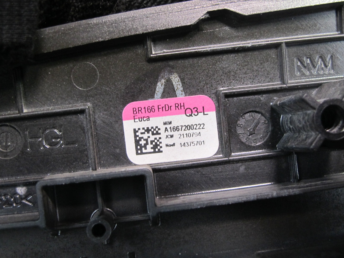 12-15 Mercedes W166 ML Front Rear Left Right Side Door Dash Trim Wood Panel Set