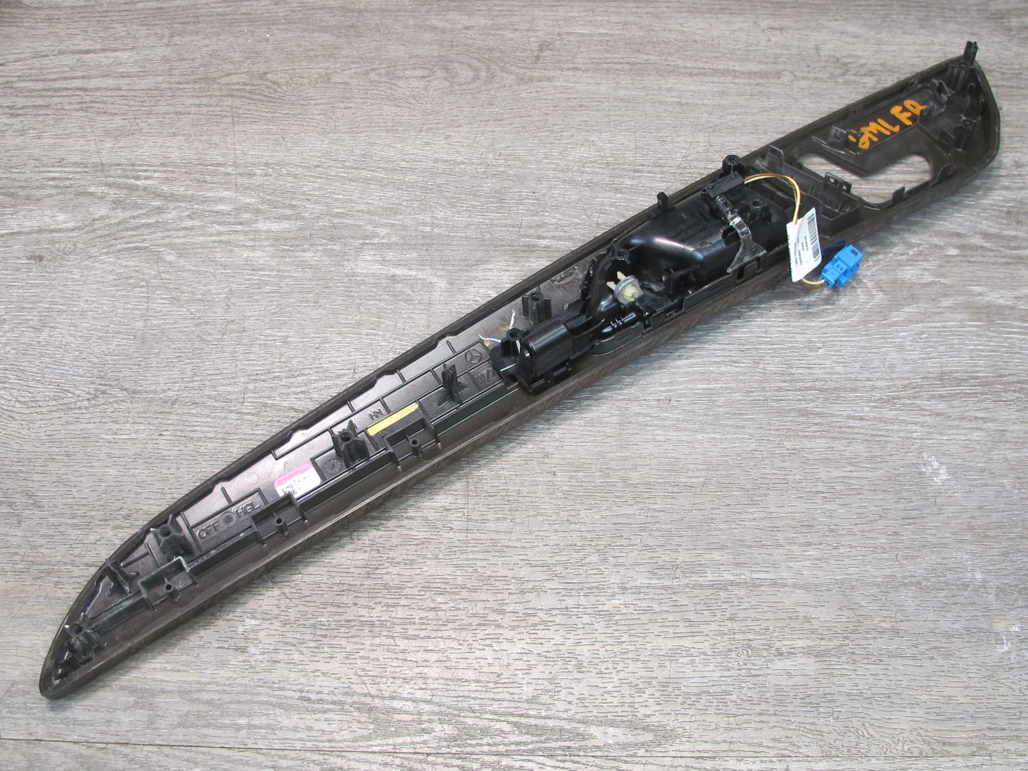 12-15 Mercedes W166 ML Front Rear Left Right Side Door Dash Trim Wood Panel Set