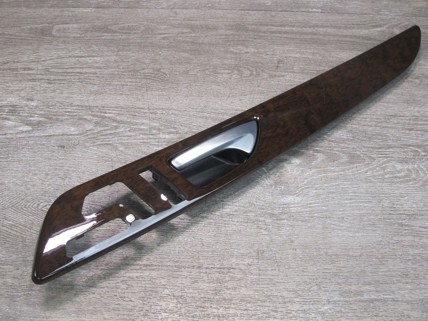 12-15 Mercedes W166 ML Front Rear Left Right Side Door Dash Trim Wood Panel Set