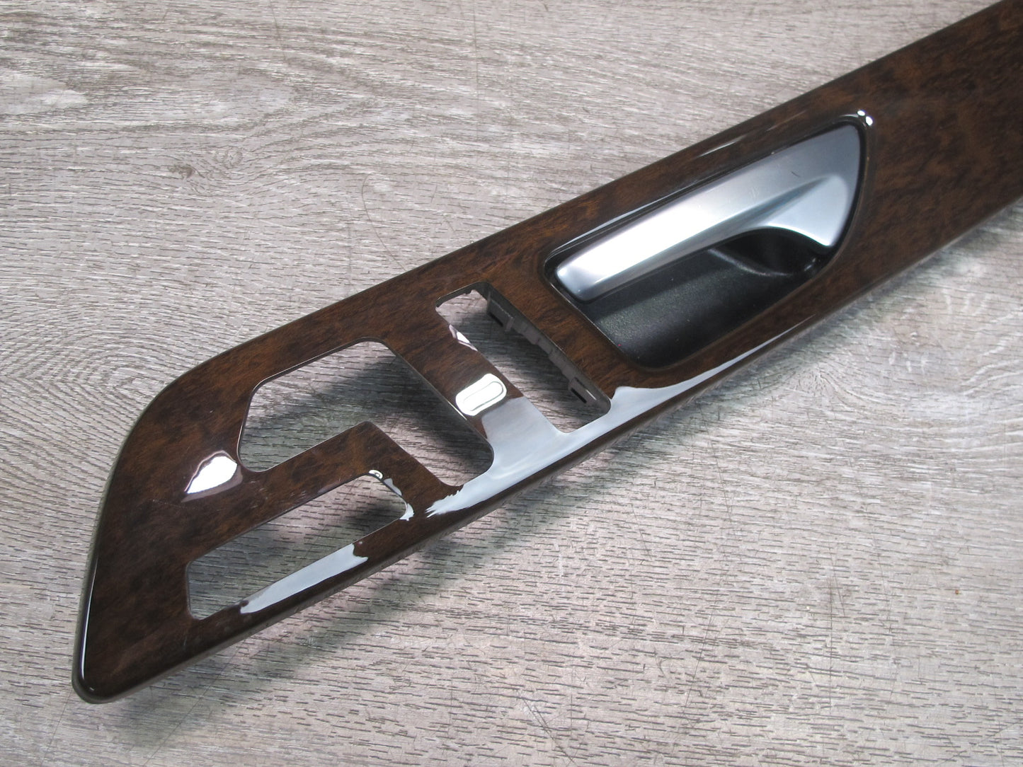 12-15 Mercedes W166 ML Front Rear Left Right Side Door Dash Trim Wood Panel Set