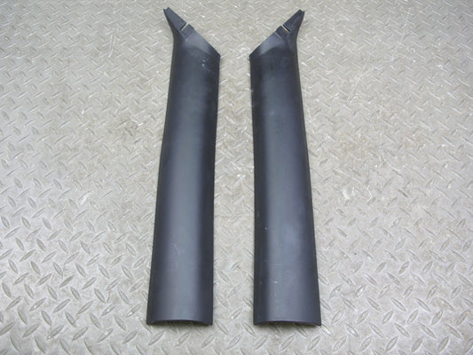 96-02 BMW E36/7 Z3 Roadster Set of 2 Front A Pillar Trim Cover Panel Black OEM