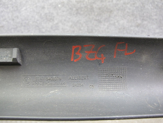 96-02 BMW E36/7 Z3 Roadster Set of 2 Front A Pillar Trim Cover Panel Black OEM