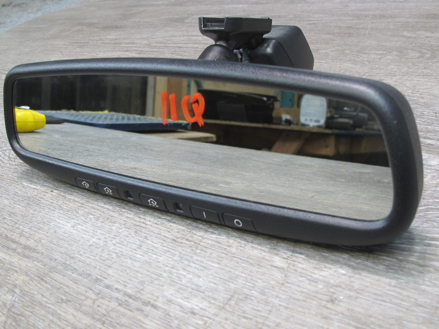 2015-2017 Infiniti QX80 Interior Upper Rear View Mirror Auto Dim Homelink Black