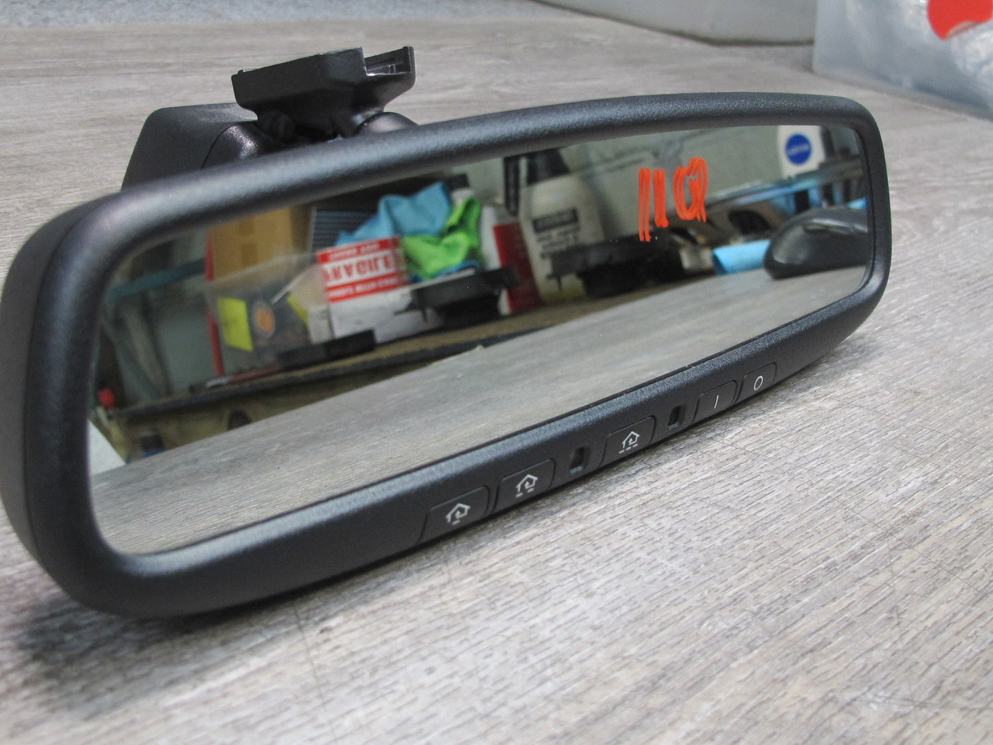 2015-2017 Infiniti QX80 Interior Upper Rear View Mirror Auto Dim Homelink Black