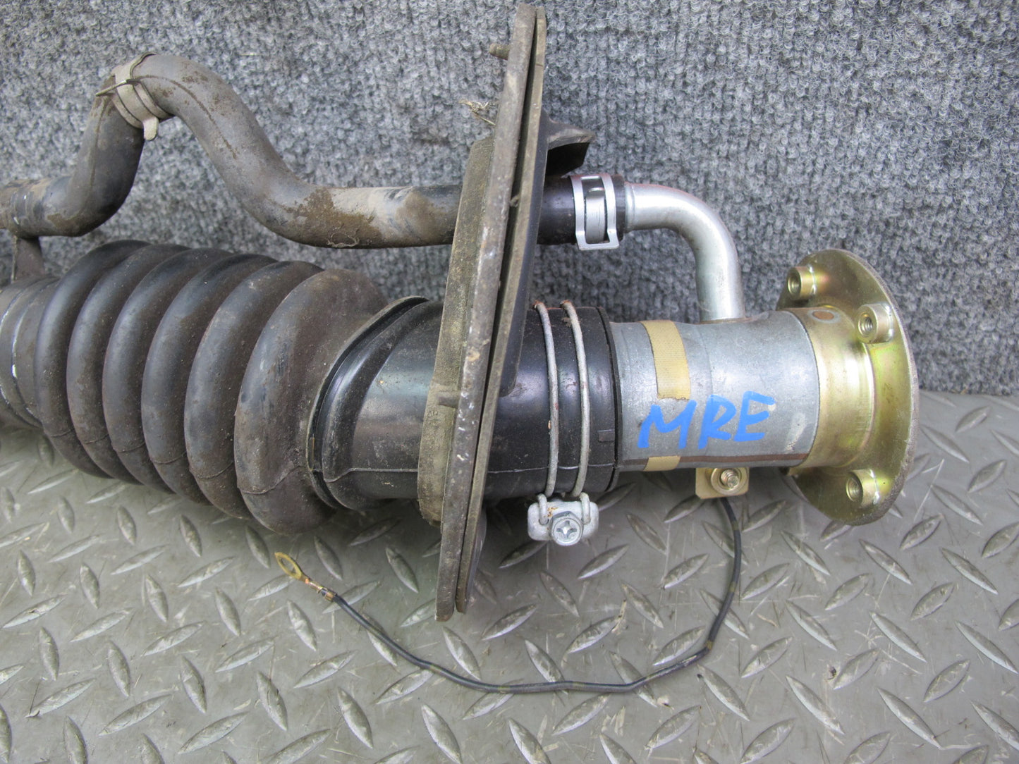 86-91 Mazda RX7 FC3S Fuel Filler Neck w Hose Assembly OEM