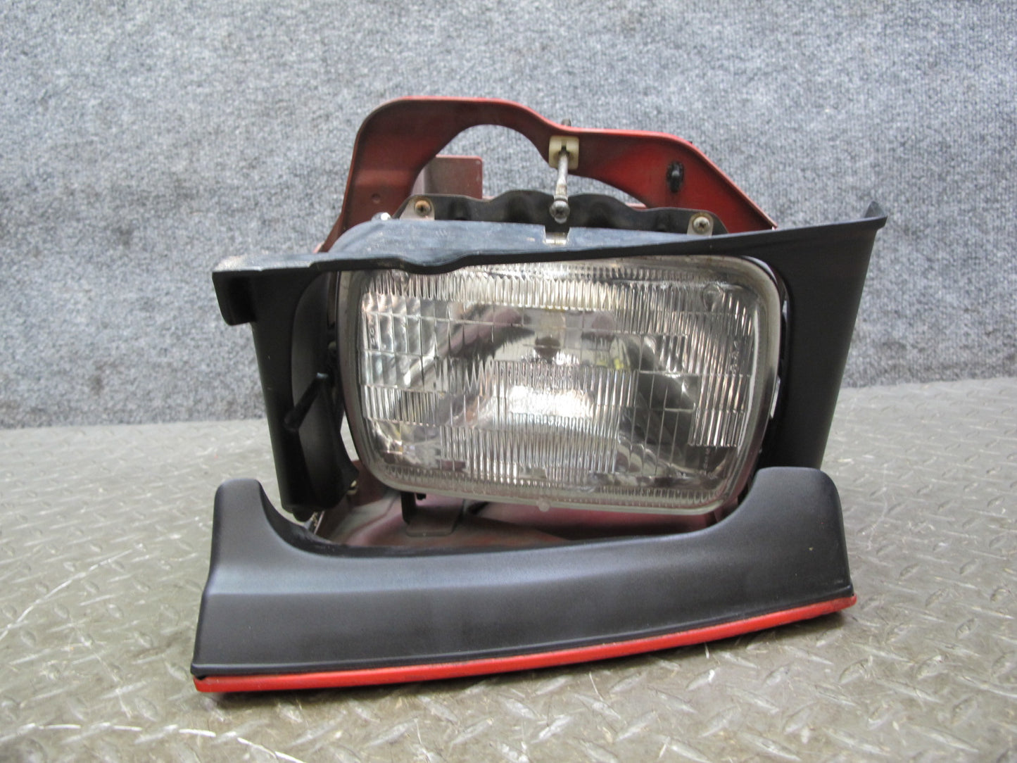 86-91 Mazda RX7 FC3S Front Right POP UP Headlight Lamp Assembly RED OEM