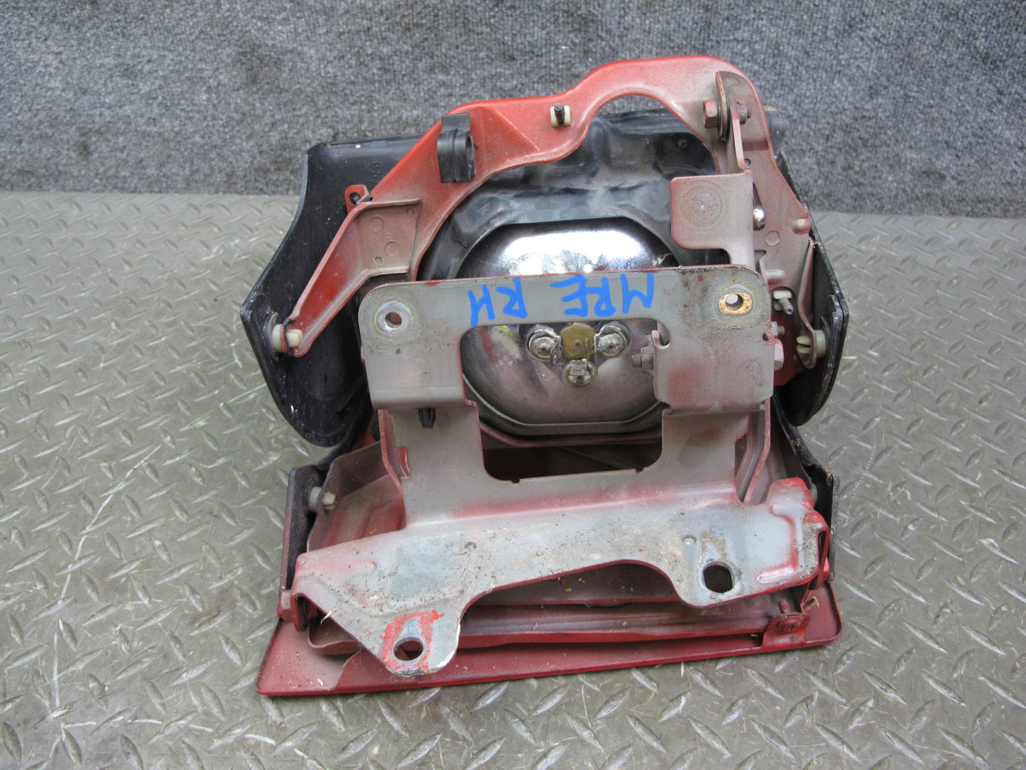 86-91 Mazda RX7 FC3S Front Right POP UP Headlight Lamp Assembly RED OEM