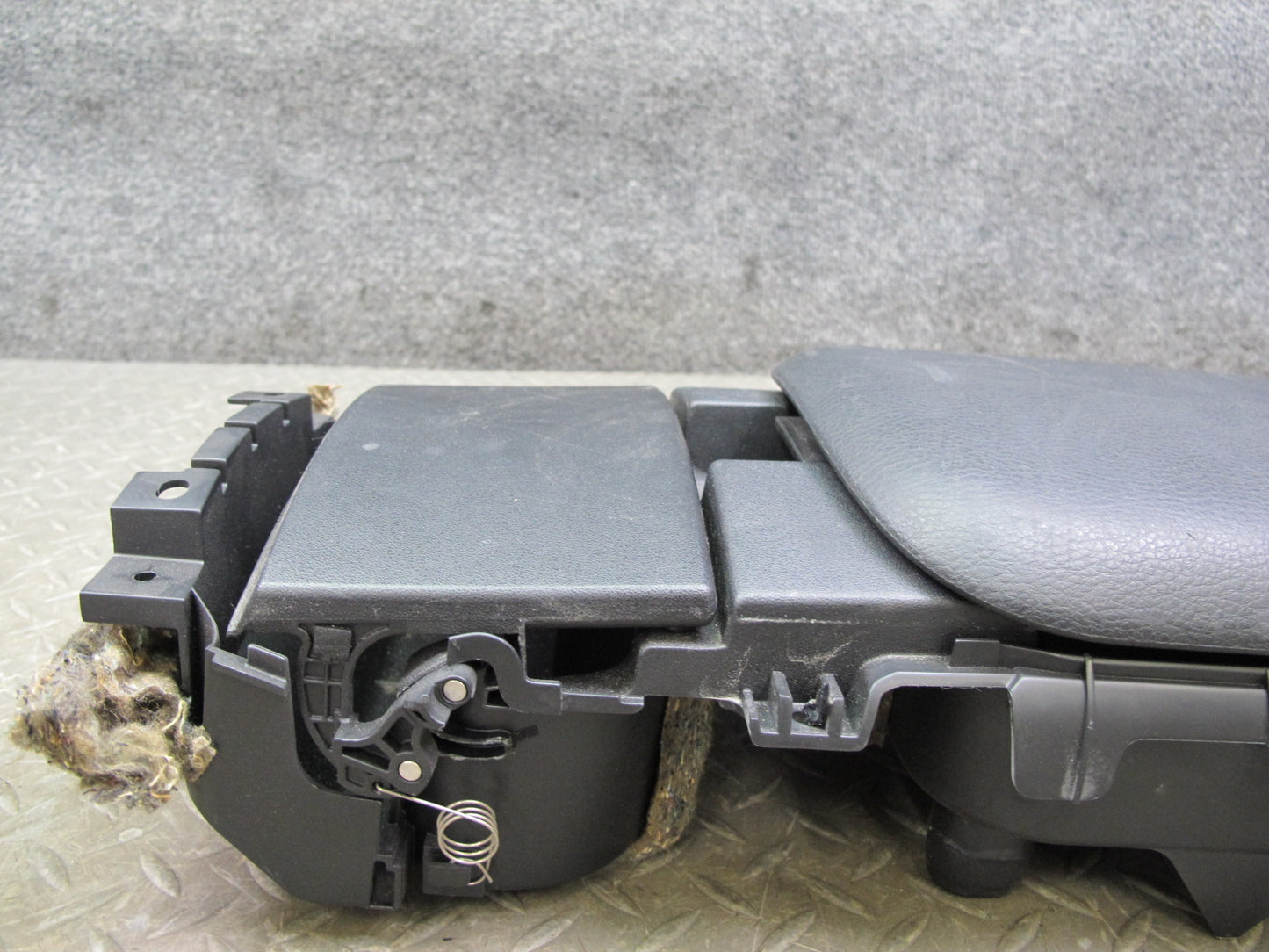 04-08 Mazda RX8 Rear Center Console CUP Holder Arm Rest Black OEM