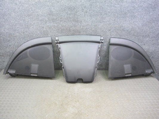 04-08 Mazda RX8 Rear Interior Right Center Left Side Cover Trim Set Black OEM
