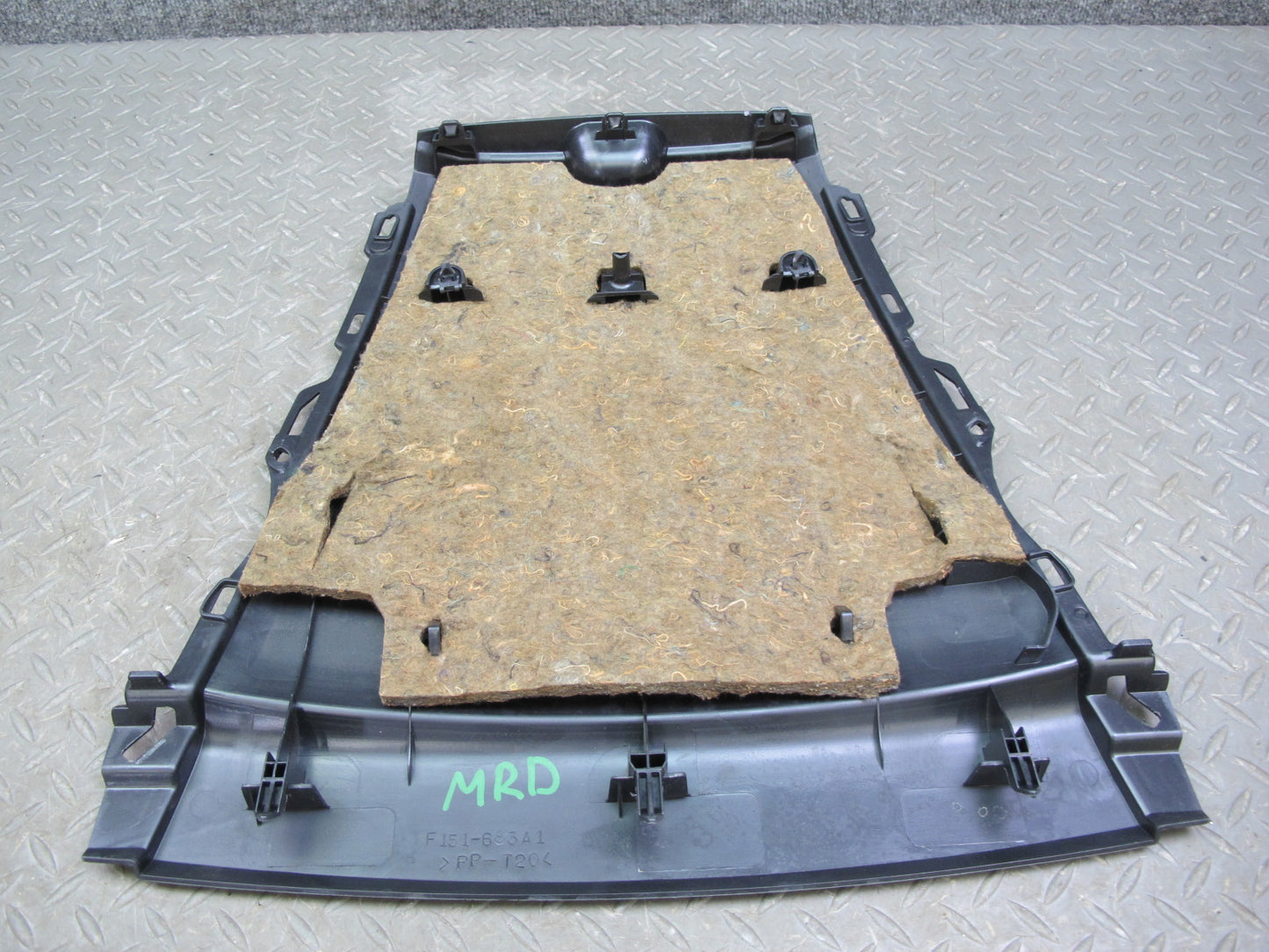 04-08 Mazda RX8 Rear Interior Right Center Left Side Cover Trim Set Black OEM