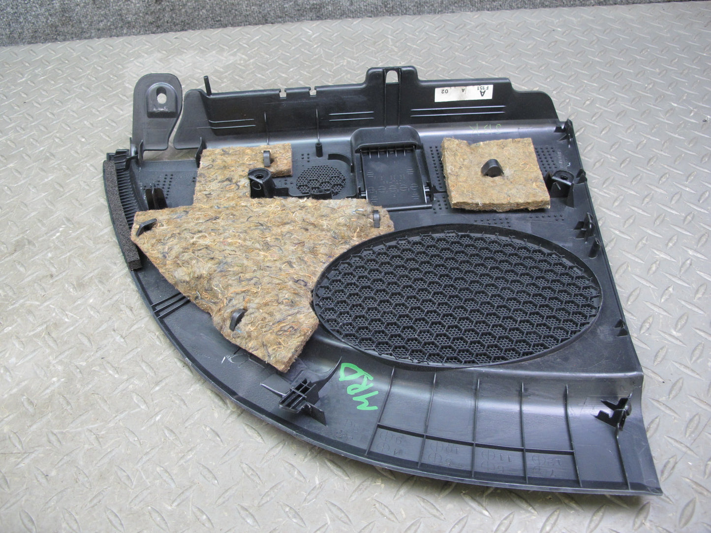 04-08 Mazda RX8 Rear Interior Right Center Left Side Cover Trim Set Black OEM