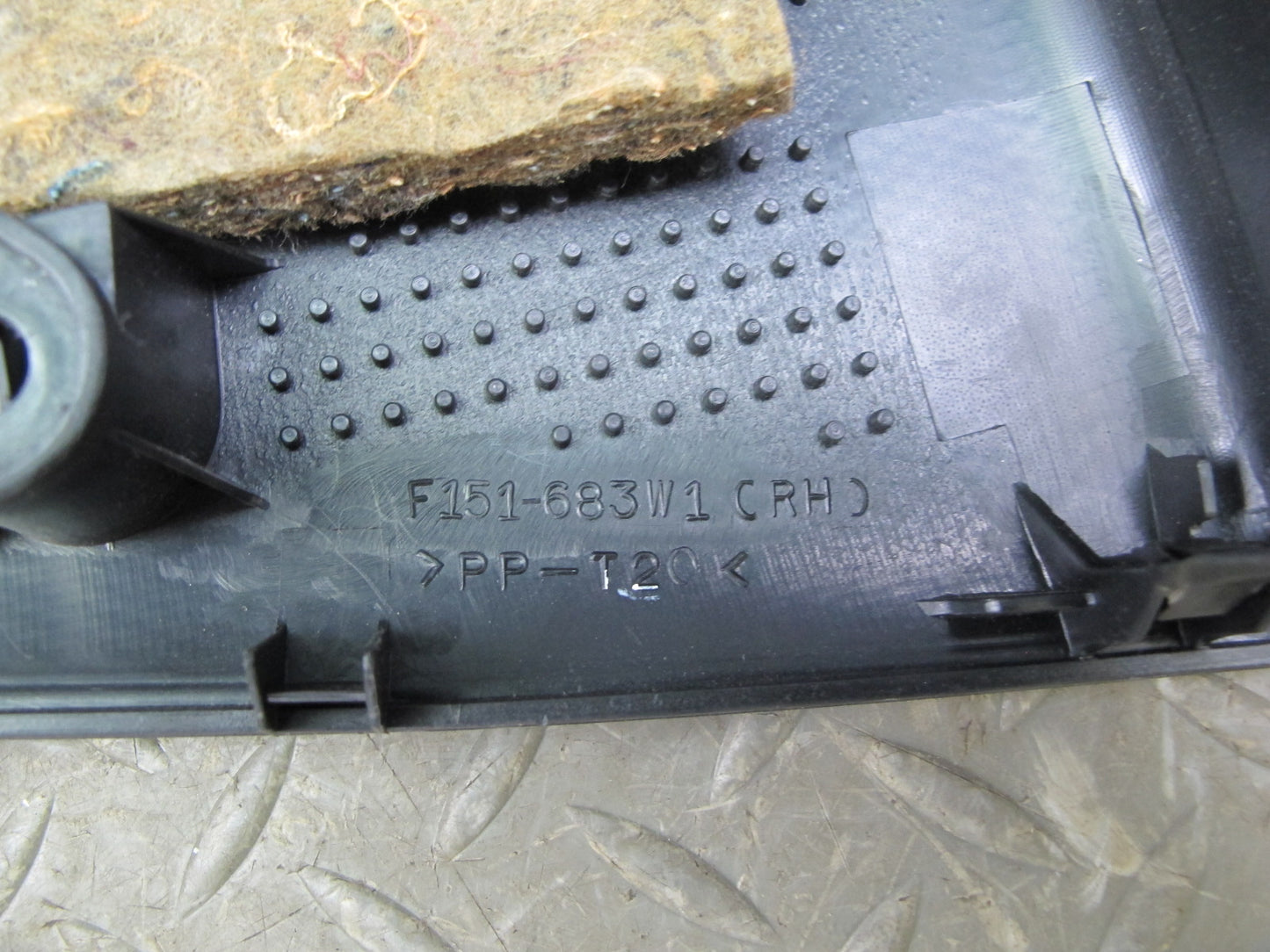 04-08 Mazda RX8 Rear Interior Right Center Left Side Cover Trim Set Black OEM