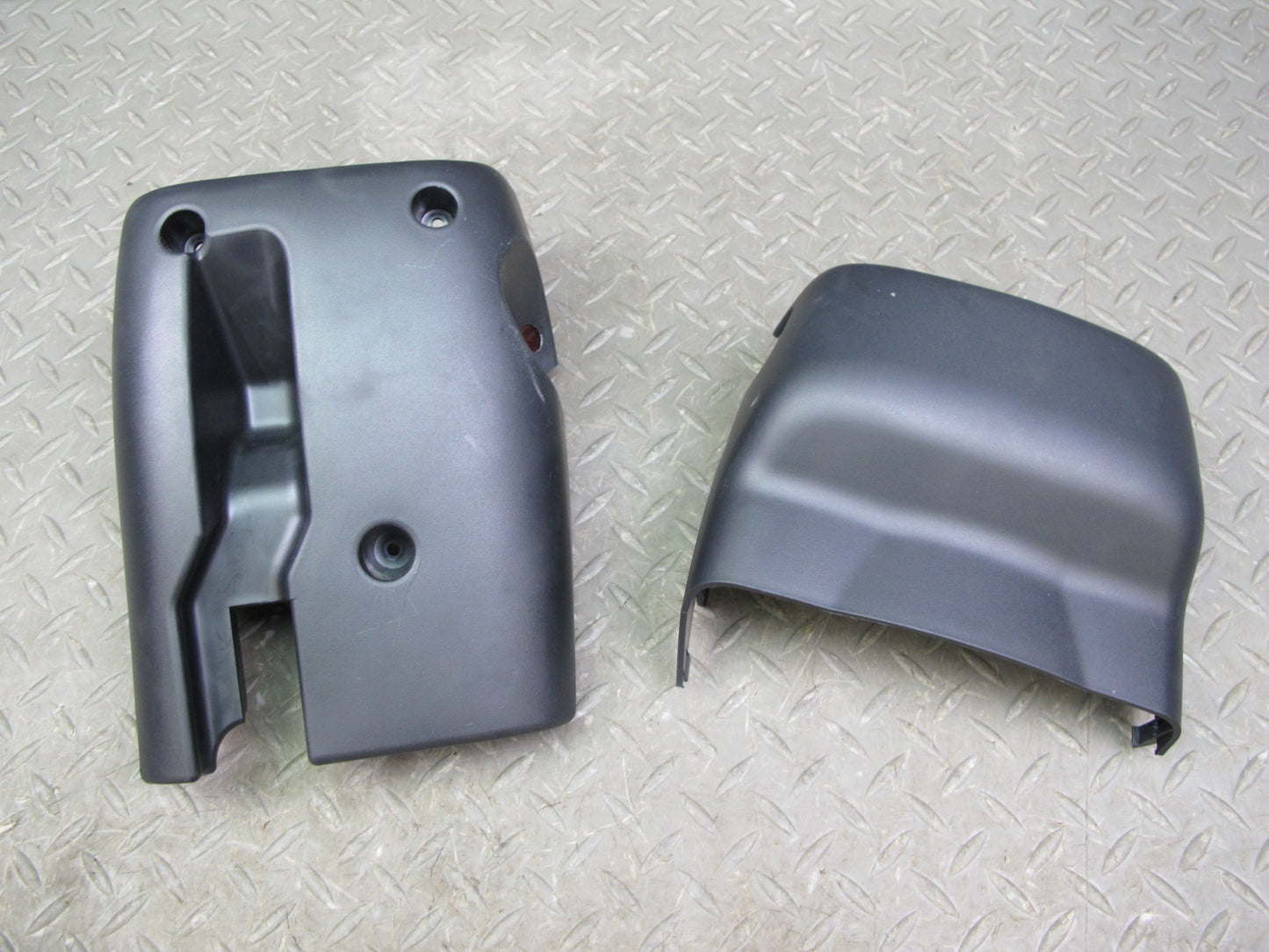 04-11 Mazda RX8 Lower & Upper Steering Column Cover Bezel Trim Black OEM