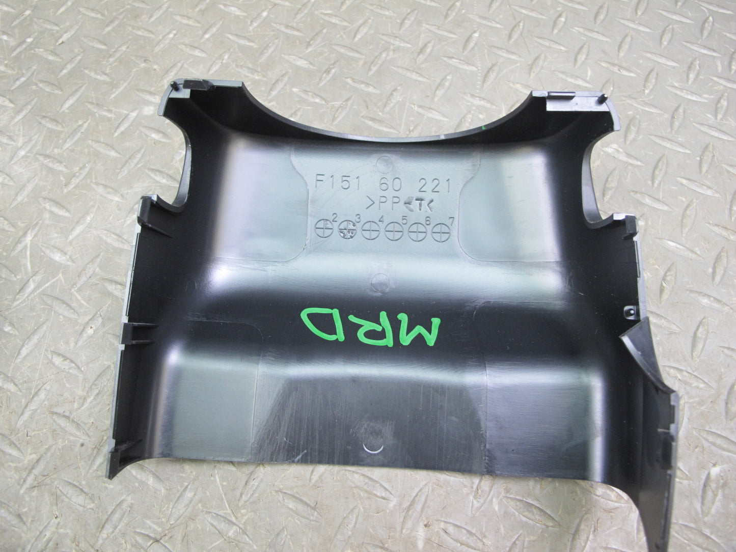 04-11 Mazda RX8 Lower & Upper Steering Column Cover Bezel Trim Black OEM