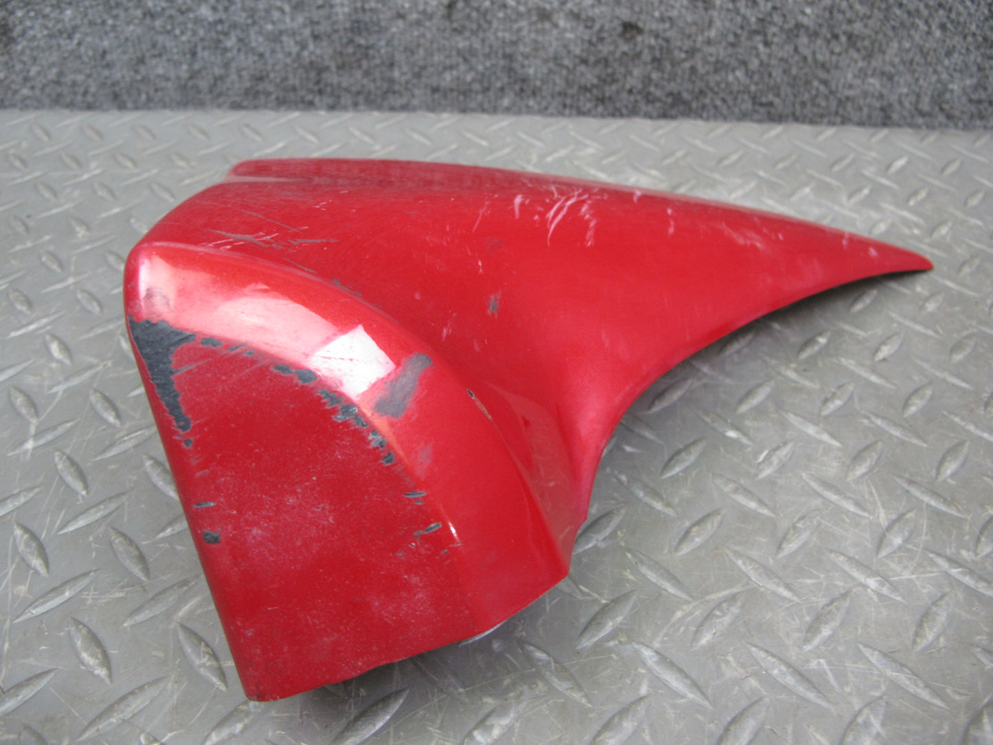 04-08 Mazda RX8 Rear Left Driver Side Bumper Lower Molding Panel RED OEM