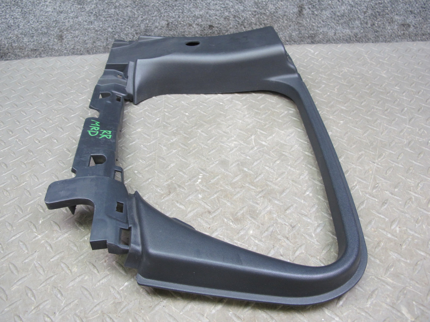 04-11 Mazda RX8 Rear Left Right Side Door Panel Window Frame Panel Set Black OEM