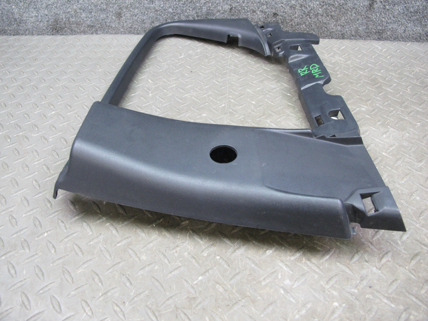 04-11 Mazda RX8 Rear Left Right Side Door Panel Window Frame Panel Set Black OEM