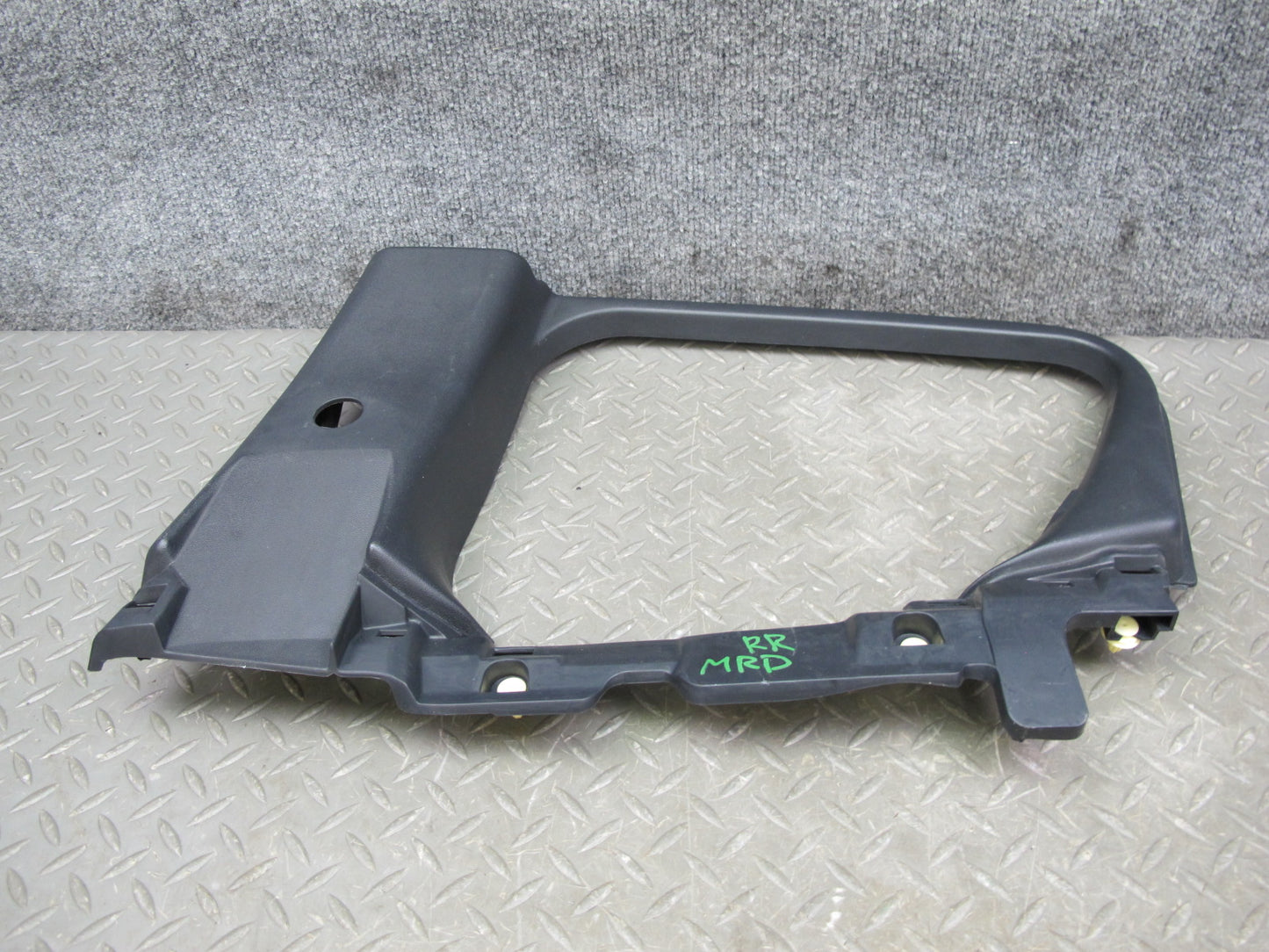 04-11 Mazda RX8 Rear Left Right Side Door Panel Window Frame Panel Set Black OEM