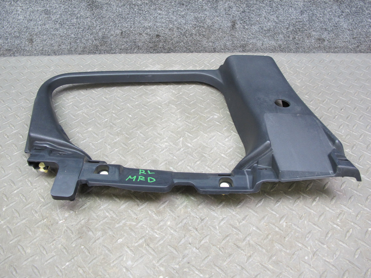 04-11 Mazda RX8 Rear Left Right Side Door Panel Window Frame Panel Set Black OEM