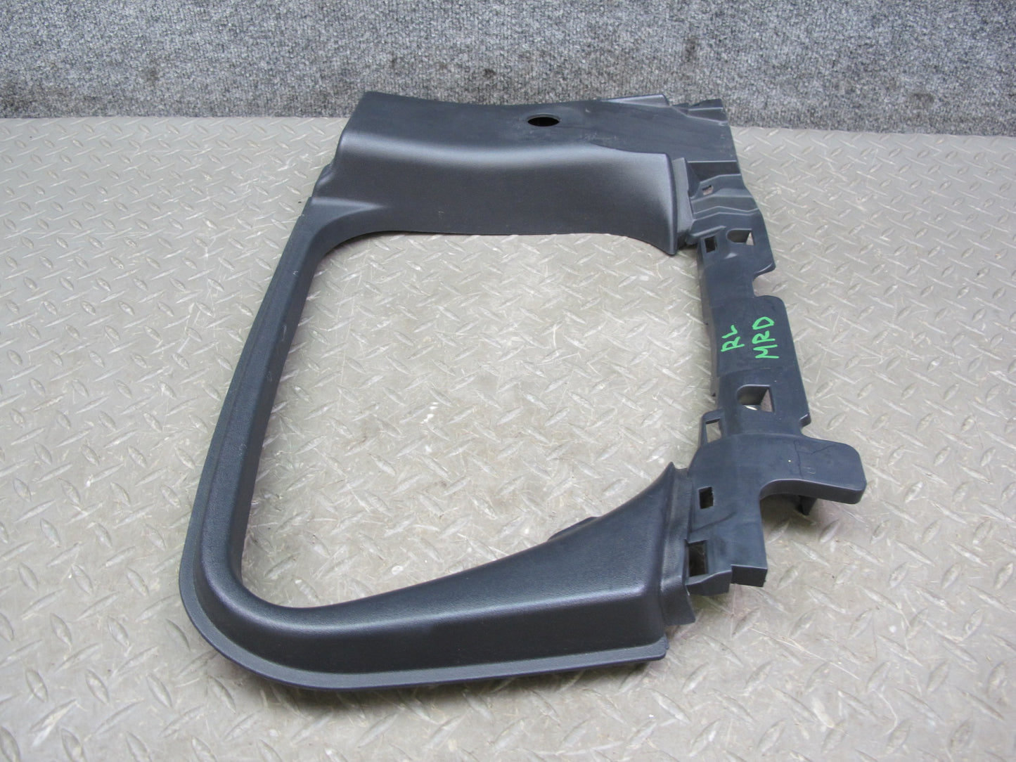 04-11 Mazda RX8 Rear Left Right Side Door Panel Window Frame Panel Set Black OEM