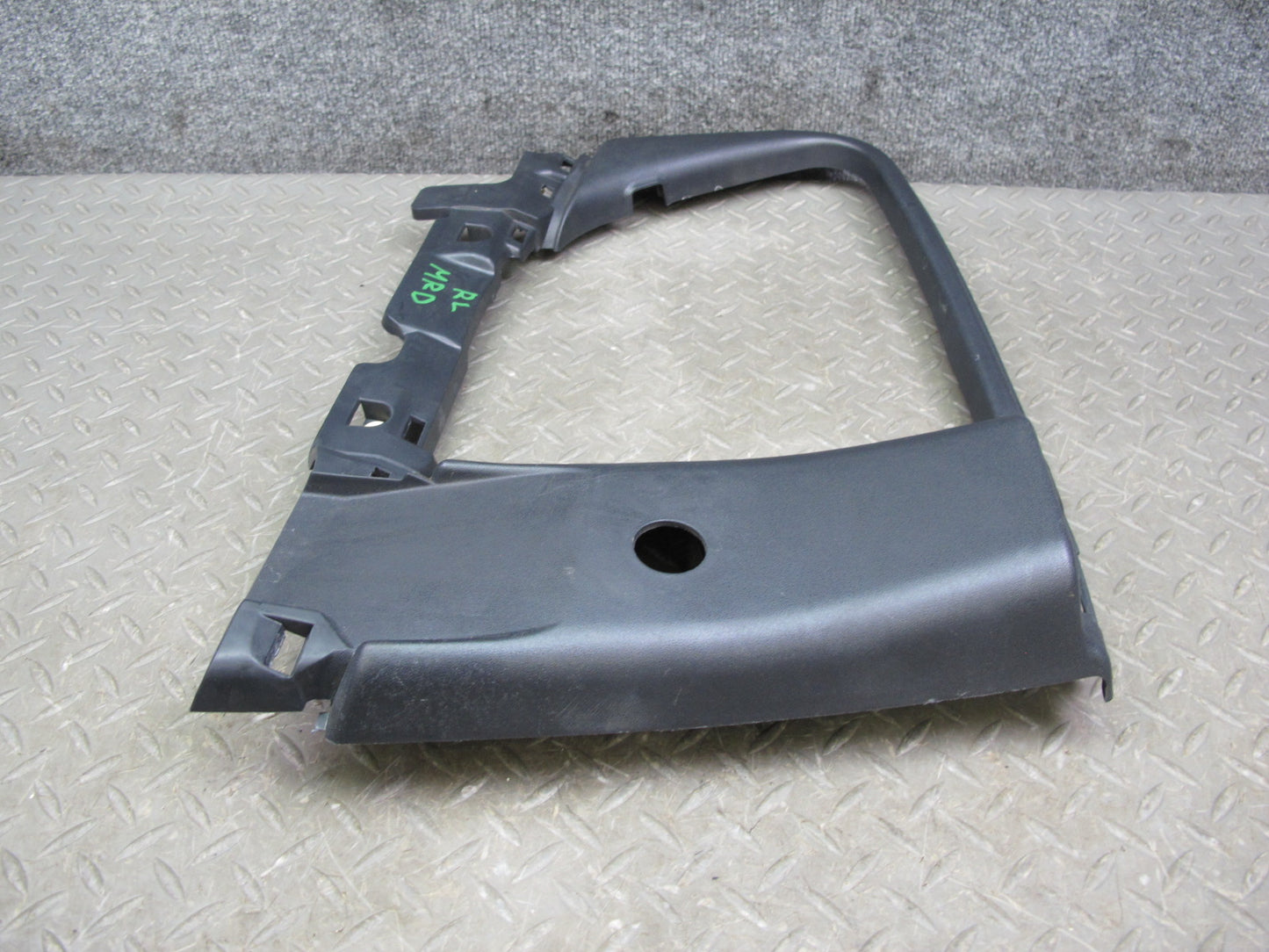 04-11 Mazda RX8 Rear Left Right Side Door Panel Window Frame Panel Set Black OEM