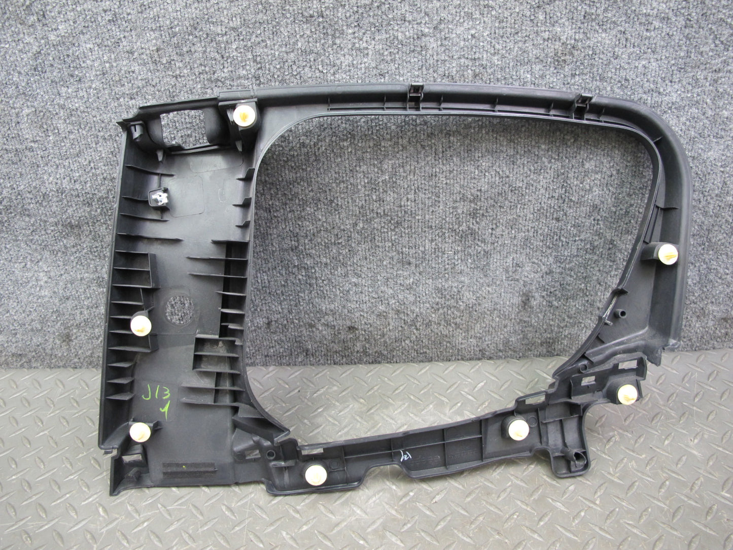 04-11 Mazda RX8 Rear Left Right Side Door Panel Window Frame Panel Set Black OEM