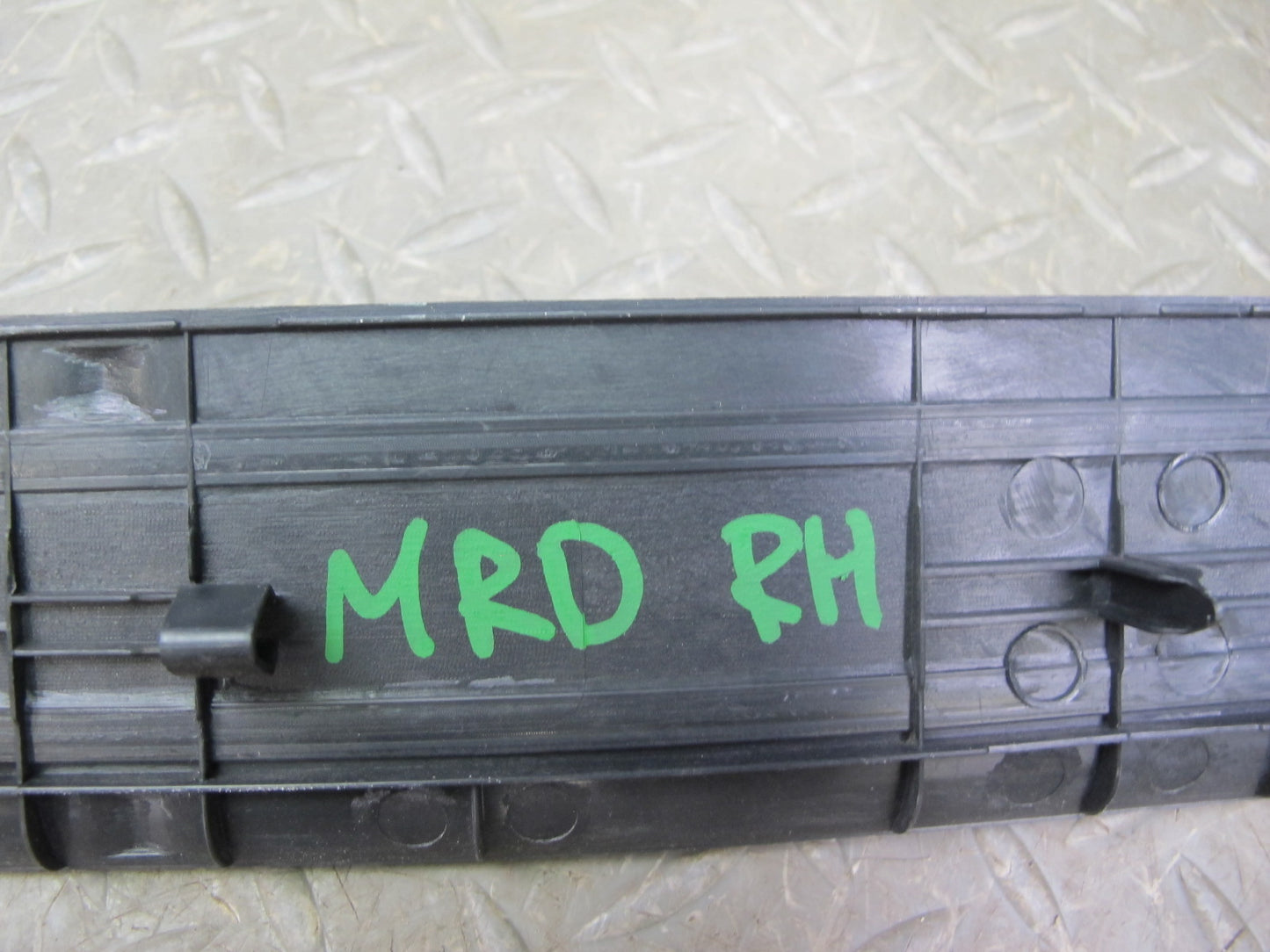 04-11 Mazda RX8 Door Sill Scuff Plate Trim Cover Left & Right Side Set Black OEM