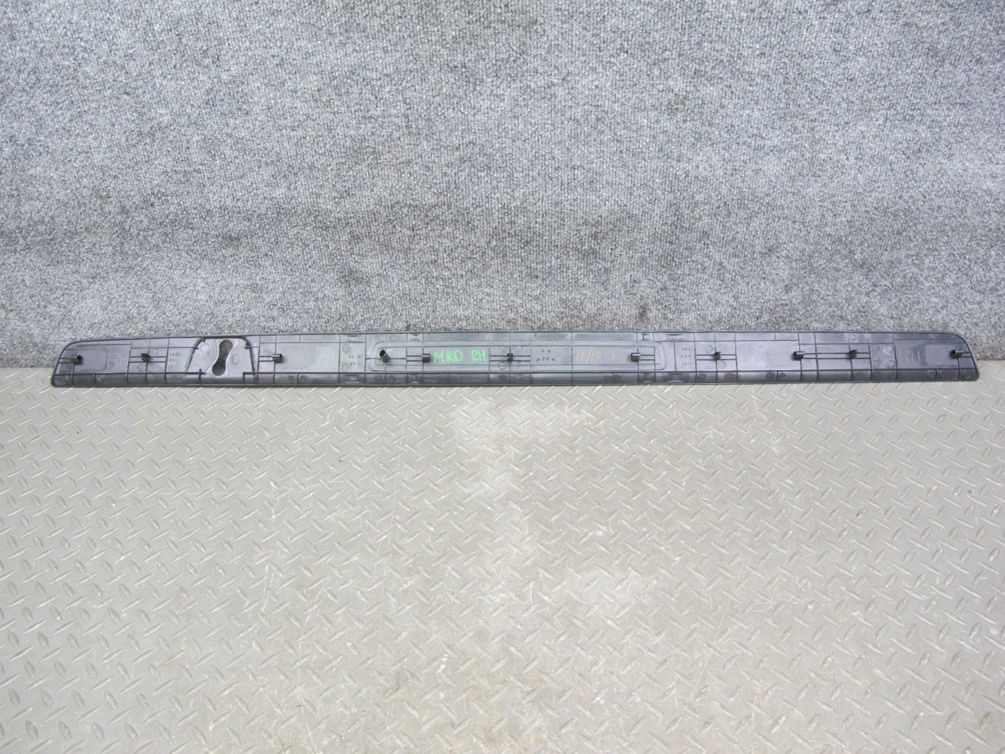 04-11 Mazda RX8 Door Sill Scuff Plate Trim Cover Left & Right Side Set Black OEM