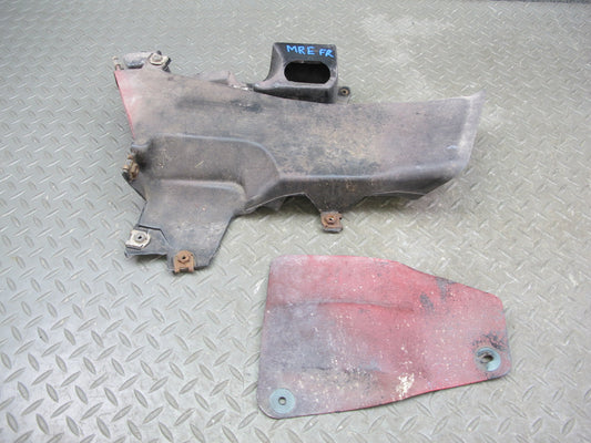 86-88 Mazda RX7 FC3S Front Right Fender Liner w Brake Air Vent Duct Set OEM