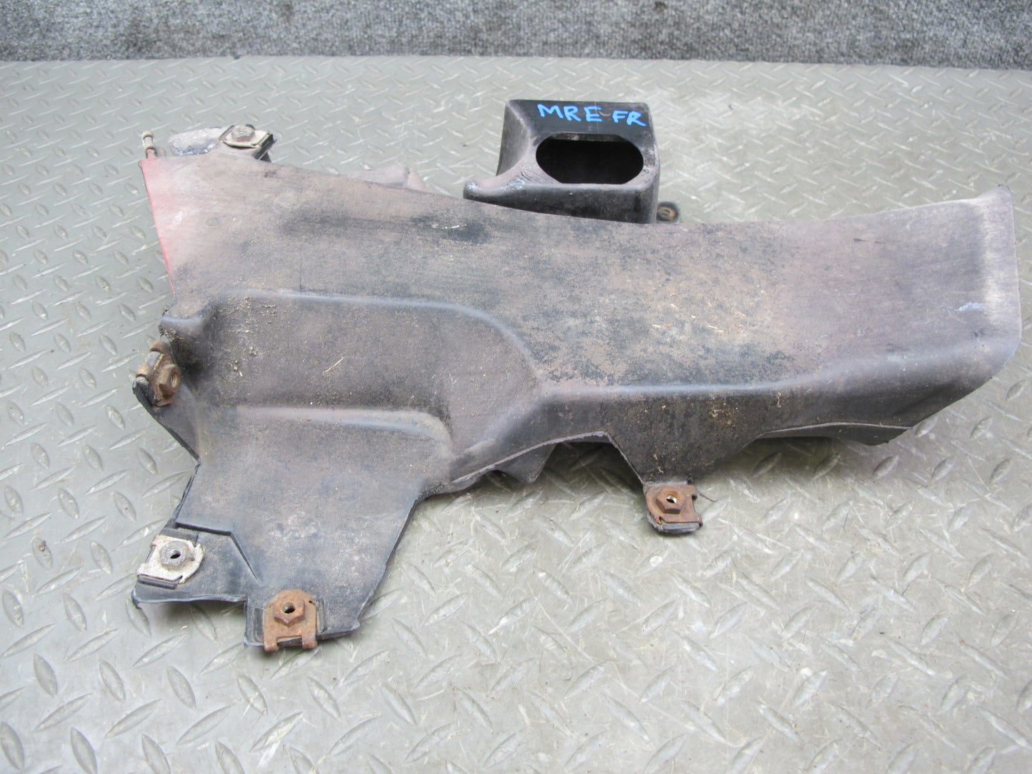 86-88 Mazda RX7 FC3S Front Right Fender Liner w Brake Air Vent Duct Set OEM
