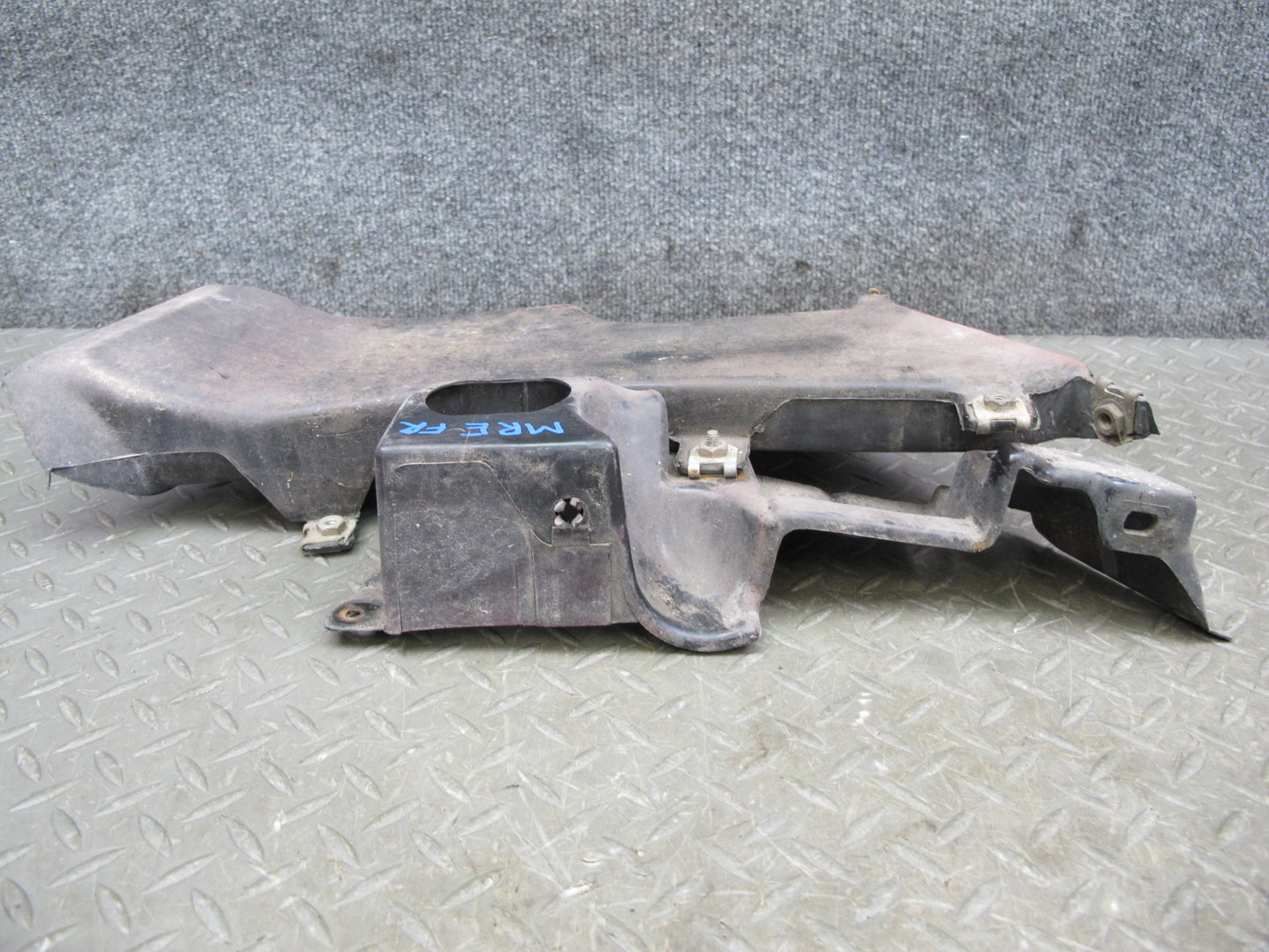 86-88 Mazda RX7 FC3S Front Right Fender Liner w Brake Air Vent Duct Set OEM