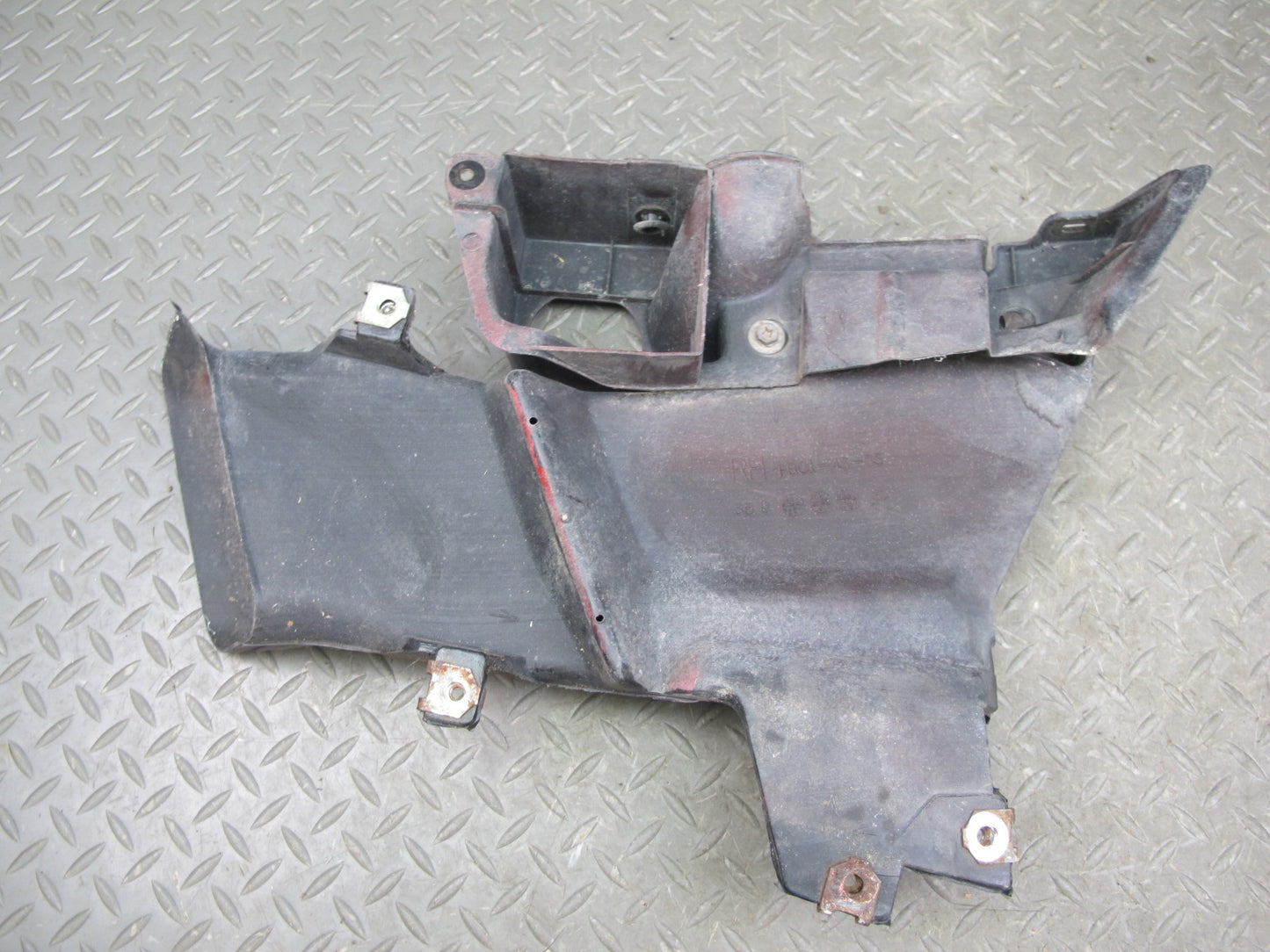 86-88 Mazda RX7 FC3S Front Right Fender Liner w Brake Air Vent Duct Set OEM