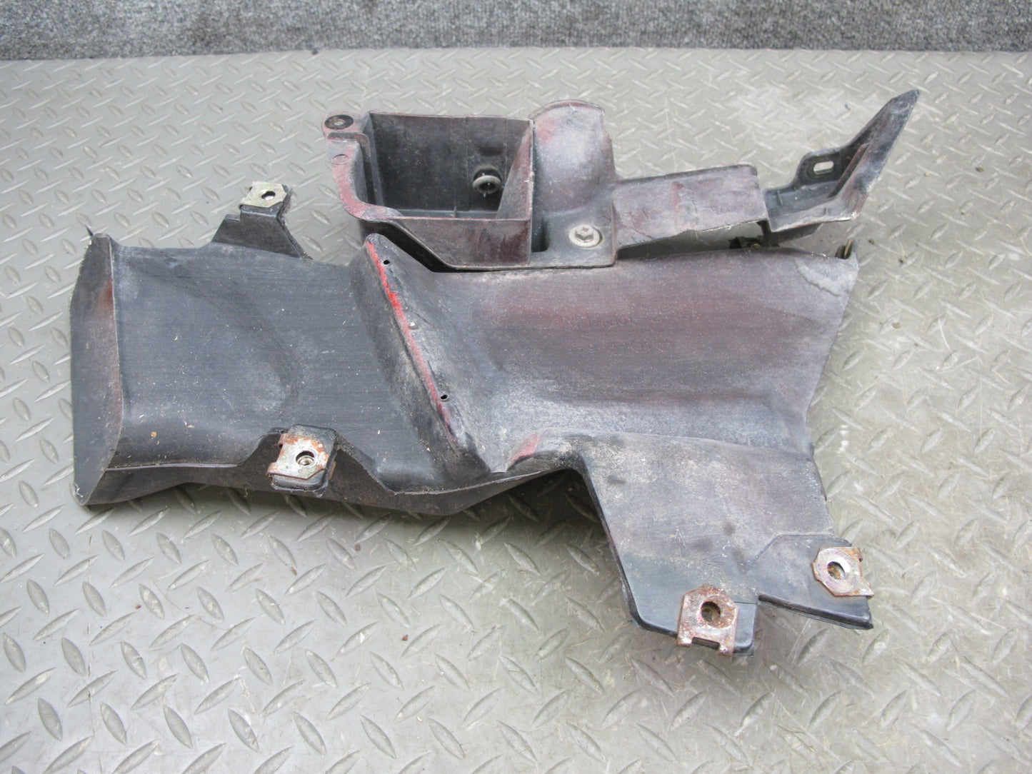 86-88 Mazda RX7 FC3S Front Right Fender Liner w Brake Air Vent Duct Set OEM
