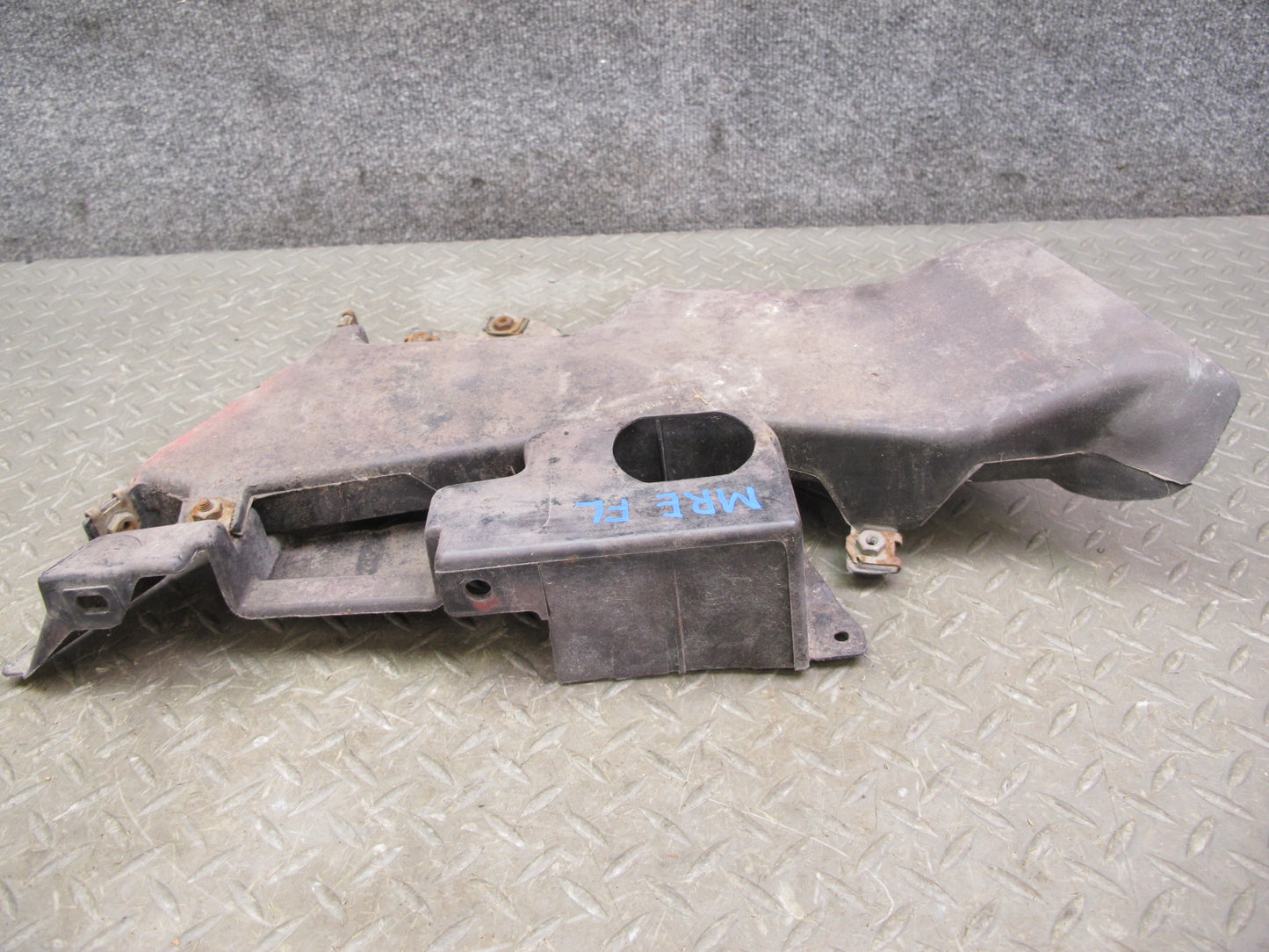 86-88 Mazda RX7 FC3S Front Left Fender Liner w Brake Air Vent Duct Set OEM