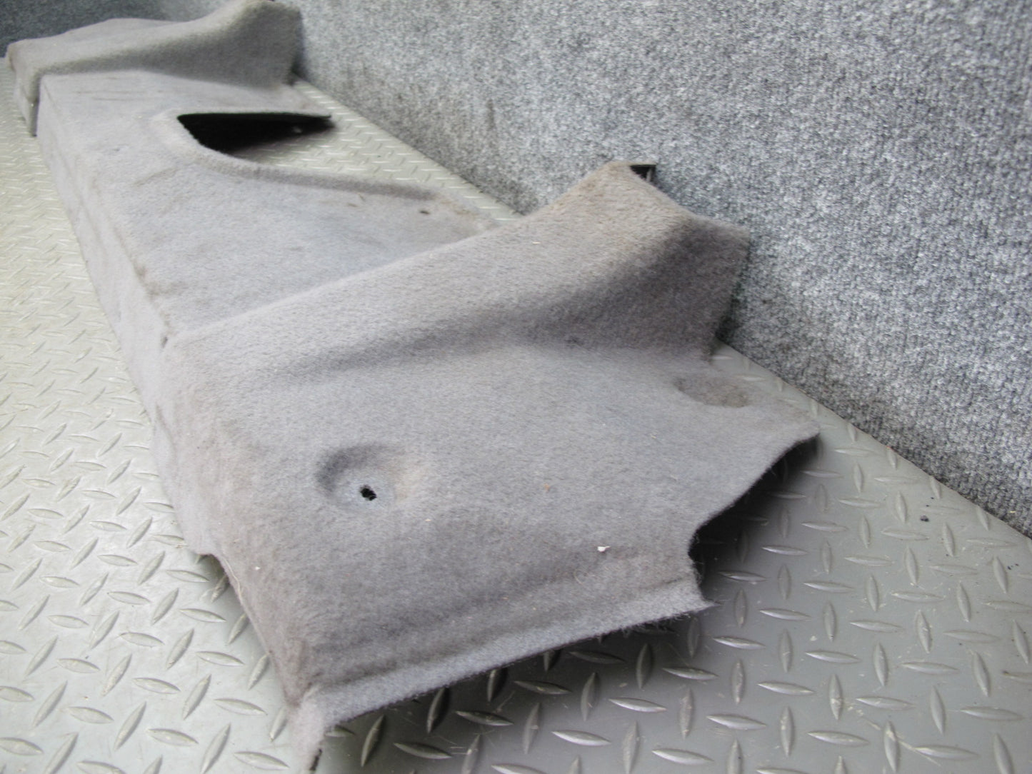 1988 Mazda RX7 FC3S Convertible Rear Under Seat Lower Trim Cover Panel Gray OEM